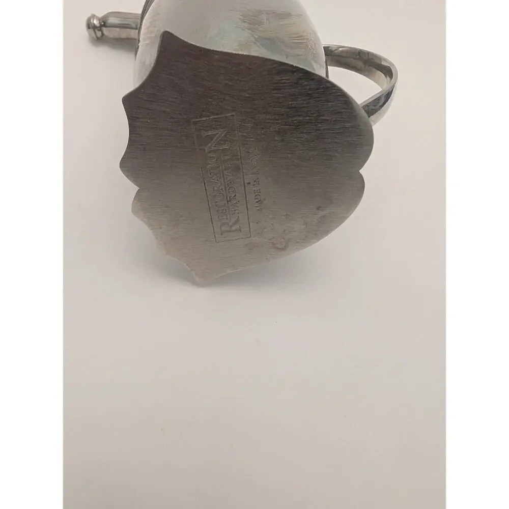 Art Deco Style Penguin Cocktail Shaker Silver Plated Restoration Hardware